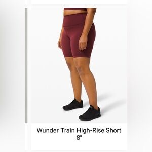 Lululemon wonder train shorts